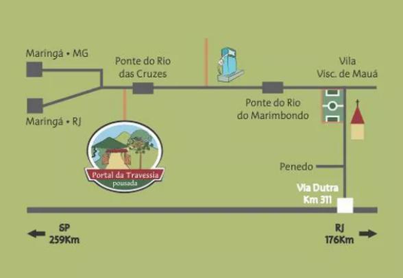 Pousada Sitio Portal Da Travessia Висконди-ди-Мауа Экстерьер фото